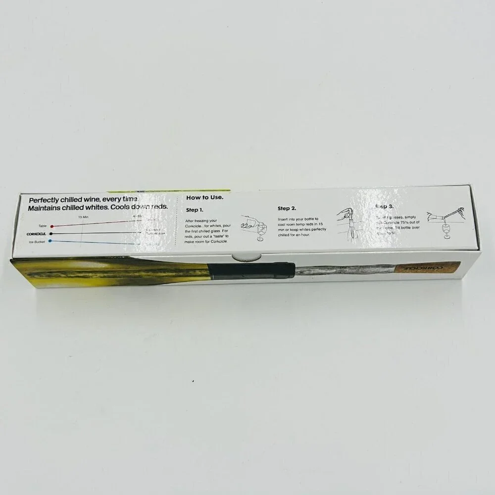 Corkcicle Wine Chiller For Perfectly Chilled Wine with Cork End Stopper Reusable
